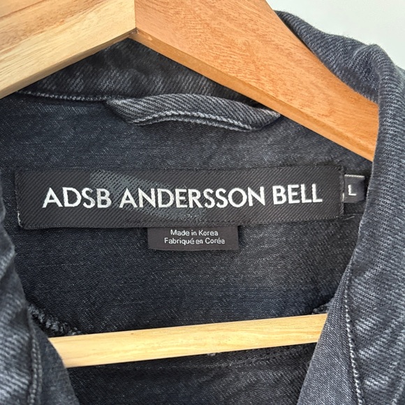ADS ANDERSSON BELL Black Distressed Jean Jacket - Picture 2 of 5